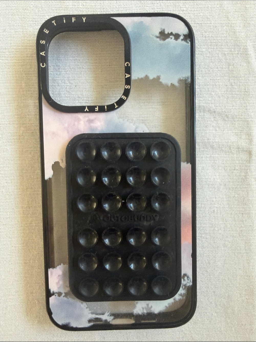 Casetify Black PopGrip Bubble 15 pro max